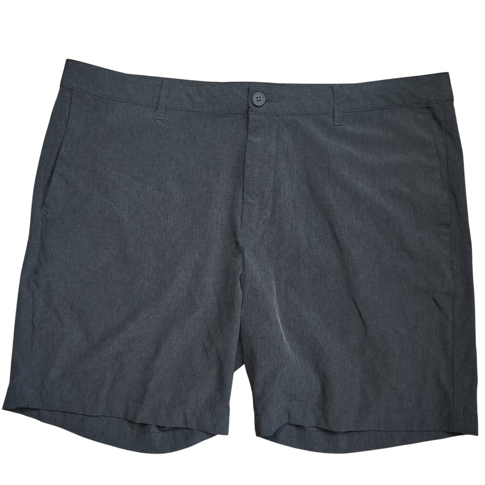 Tommy Bahama Performance Shorts Mens 40 Dark Gray Stretch Chino Golf Casual